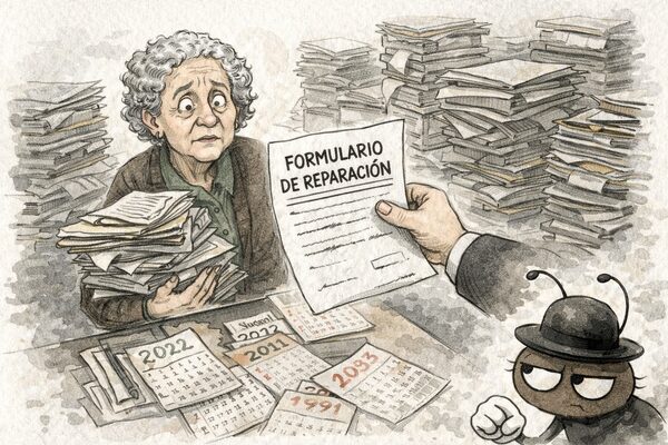 La reparación llegó con formulario