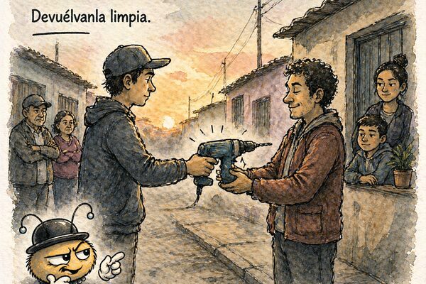 Devuélvanla limpia: la dignidad mínima que aún ordena una cuadra
