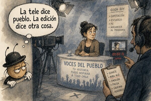 La tele ama al pueblo cuando lo puede vender