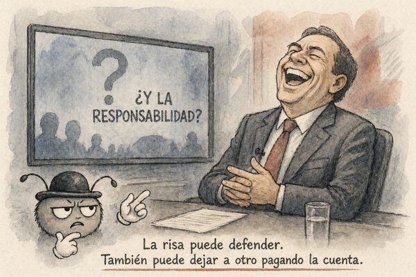 La payasada también sirve para desentenderse