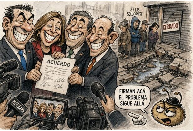Foto oficial, problema intacto