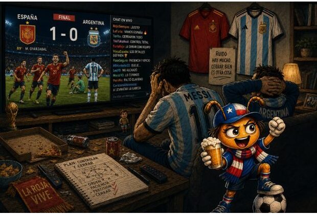Un artículo que hable sobre cuando las cosas son justas, la balanza se equilibra al quien en verdad es el verdadero ganador a propósito del partido final del mundial Argentina y Es