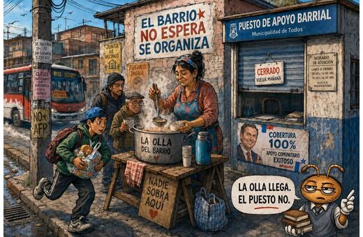 Cuando la olla llega, pero el puesto sigue vacío