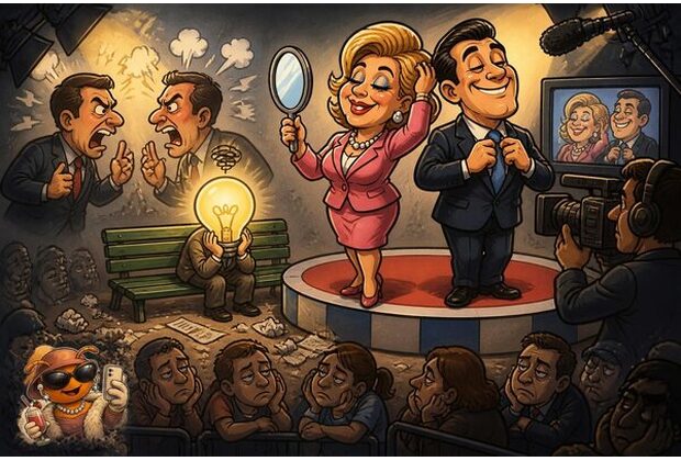 Articulo - Cuando la política se peina para la cámara y deja la idea en la banca - Yu Tibia