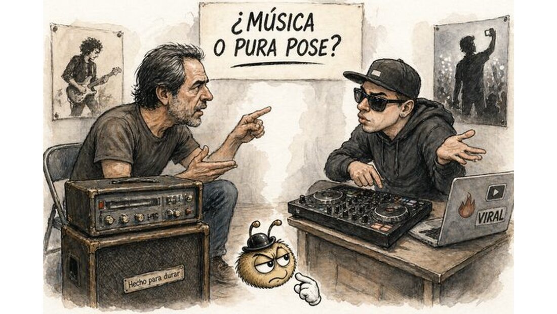 Rock y reguetón: cuando la música se vuelve partido y la pose gana terreno