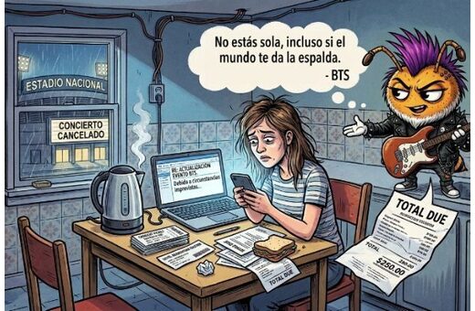 Aunque me gusta el rock al final los BTS son parte de las ramas musicales, habia comprado entradas para un sobrino y ahora que, la gestion del gobierno y las productoras tratan de 