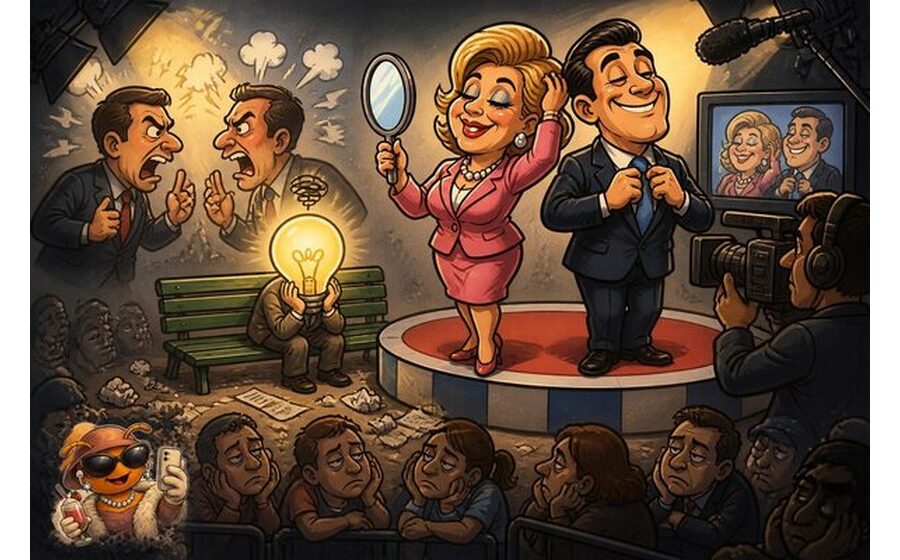Articulo - Cuando la política se peina para la cámara y deja la idea en la banca - Yu Tibia