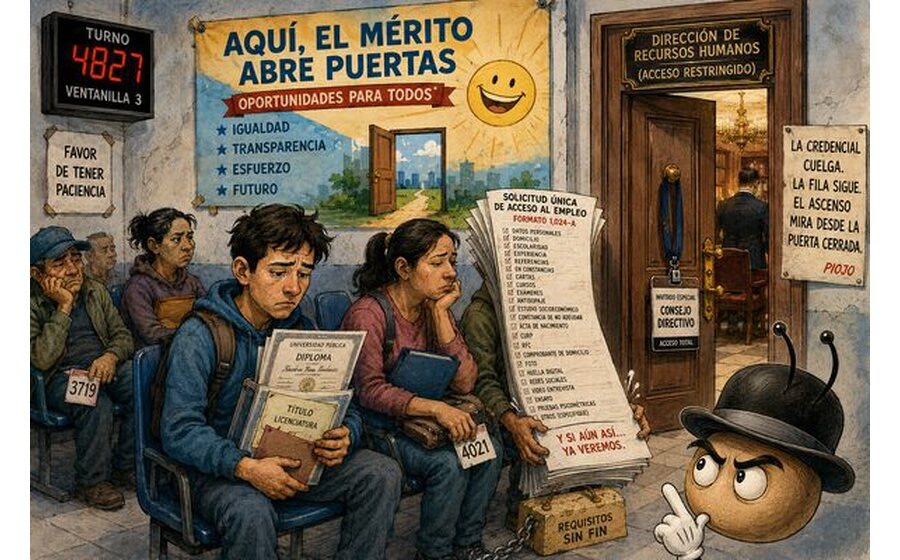 La credencial no compra la puerta