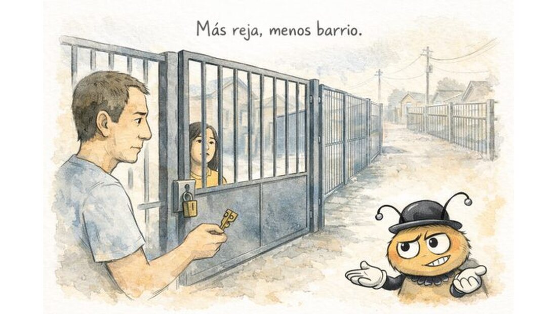 Más reja, menos barrio