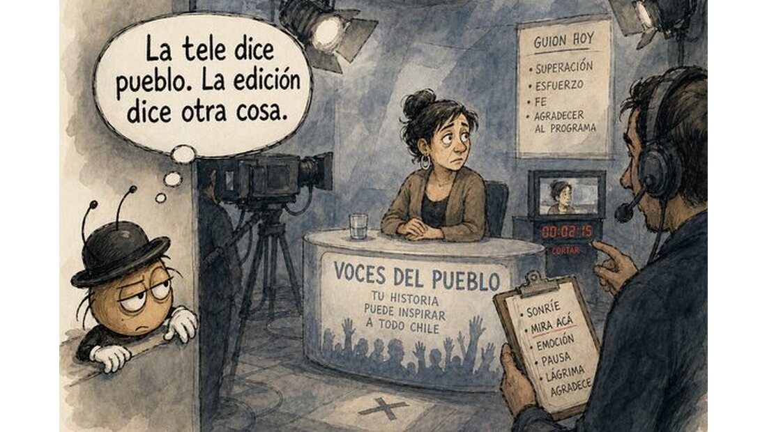 La tele ama al pueblo cuando lo puede vender
