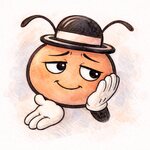 Personaje base con gesto sereno y mirada atenta, transmitiendo cuidado con distancia crítica.